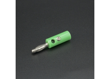 TERMINAL CABEZA DE BANANA M4 10A VERDE Genérico - 1