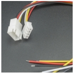 PAR CABLE CONECTOR JST MACHO HEMBRA 2.54 MM 4P Genérico - 2
