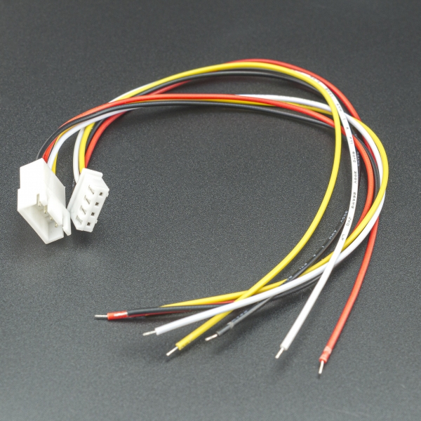 PAR CABLE CONECTOR JST MACHO HEMBRA 2.54 MM 4P Genérico - 3