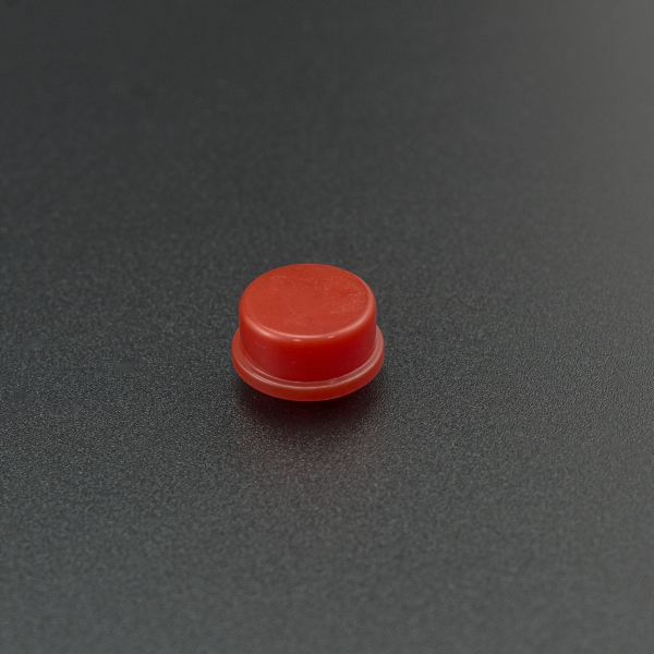 Botón Rojo B3F Circular Para Pulsador 12*12*7.3 Genérico - 2