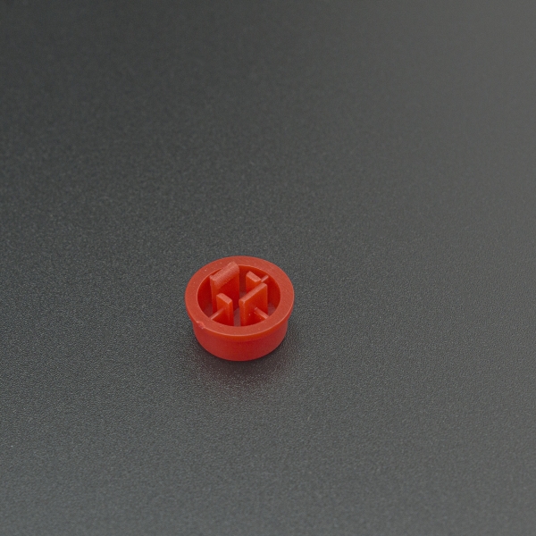 Botón Rojo B3F Circular Para Pulsador 12*12*7.3 Genérico - 3
