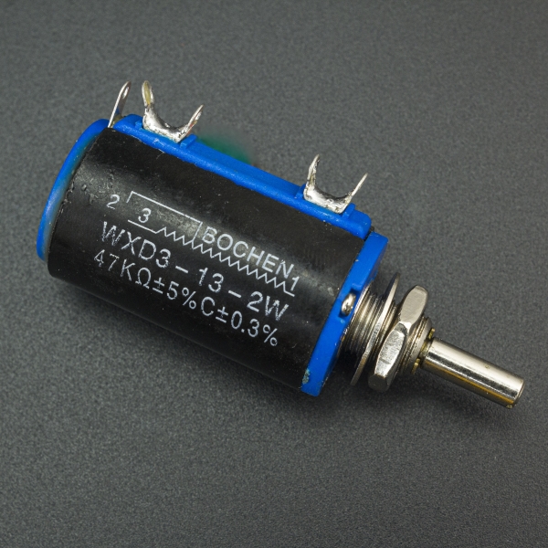 Potenciometro WXD3-13 2W 47Kohm Genérico - 4