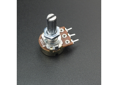 Potenciometro Lineal B 100K Ohm 20MM Genérico - 1