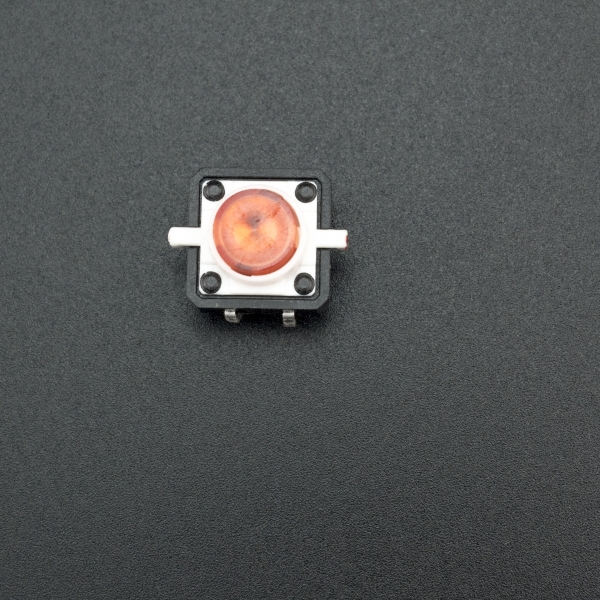 Micro Pulsador Con LED Rojo 12*12mm Genérico - 3