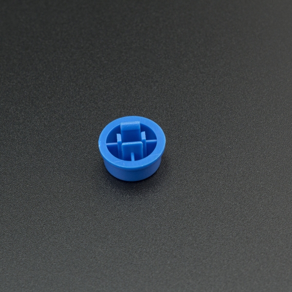 Botón Azul B3F Circular Para Pulsador 12*12*7.3 Genérico - 3