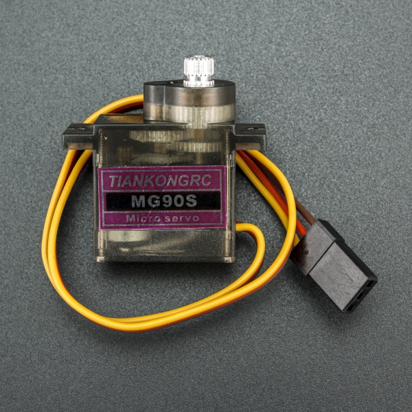 Micro Servomotor MG90S Piñonería Metálica  - 2