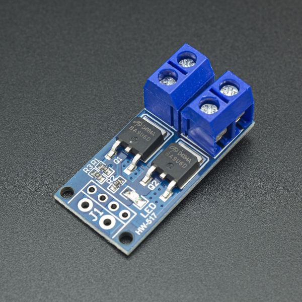 MODULO CONTROLADOR PWM HW-517 15A 400W PARA MOTORES DC Genérico - 1