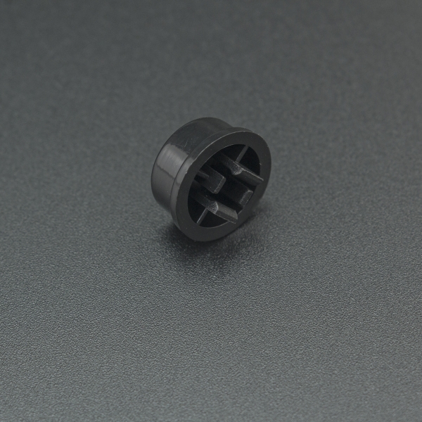 Botón Negro B3F Circular Para Pulsador 12*12*7.3 Genérico - 1