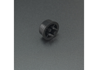 Botón Negro B3F Circular Para Pulsador 12*12*7.3 Genérico - 1
