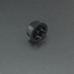 Botón Negro B3F Circular Para Pulsador 12*12*7.3 Genérico - 1