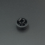 Botón Negro B3F Circular Para Pulsador 12*12*7.3 Genérico - 2