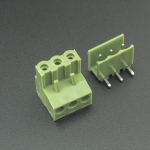 Terminal de Bloque Enchufable 5.08 mm Verde 3P 90 Grados Genérico - 2