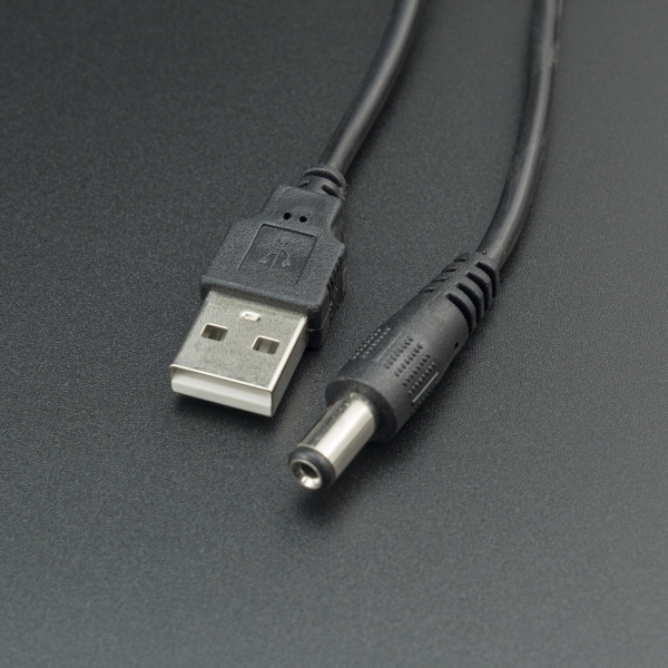 Cable De Alimentación USB a Conector Jack 5.5x2.5 mm Genérico - 2