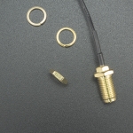 CABLE DE EXTENSIÓN CON CONECTOR IPX/U.FL A RPSMA HEMBRA 150MM PARA ANTENA WIFI Genérico - 3