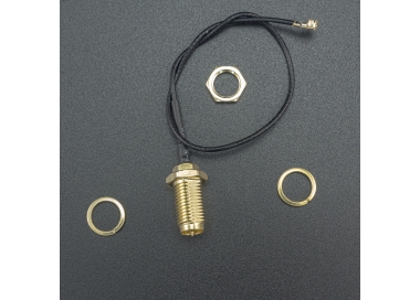 CABLE DE EXTENSIÓN CON CONECTOR IPX/U.FL A RPSMA HEMBRA 150MM PARA ANTENA WIFI Genérico - 1