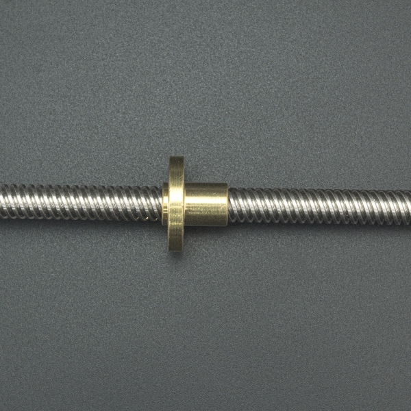 Varilla Roscada Trapezoidal 8x300 mm 4 Hilos Genérico - 2