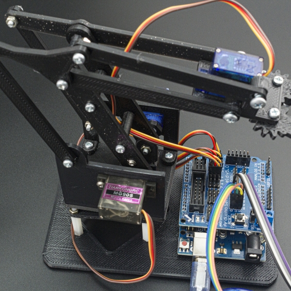 KIT BRAZO ROBÓTICO MEARM EN PLA CON ARDUINO Vistronica - 2