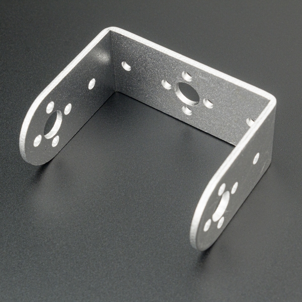 Bracket en Forma de U Corto Plateado Genérico - 2