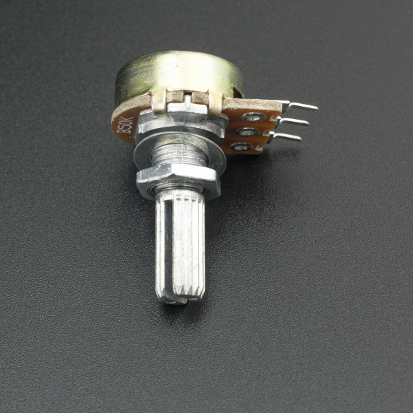 Potenciometro Lineal B 50K Ohm 20MM Genérico - 4