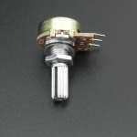 Potenciometro Lineal B 50K Ohm 20MM Genérico - 4