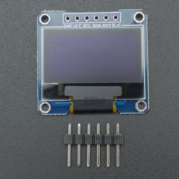 DISPLAY OLED SPI 0.96 PULGADAS AZUL Genérico - 3