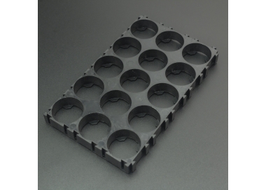 SOPORTE DE FIJACIÓN O HOLDER PARA BATERÍAS 18650 3X5 Genérico - 1
