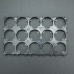 SOPORTE DE FIJACIÓN O HOLDER PARA BATERÍAS 18650 3X5 Genérico - 2