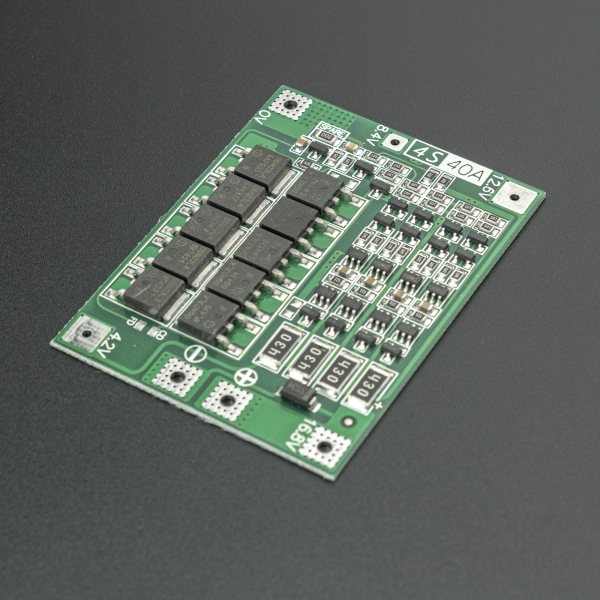 MÓDULO DE CARGA Y PROTECCIÓN BMS HW-391 CUATRO BATERÍAS 18650 CON BALANCEADOR Genérico - 1