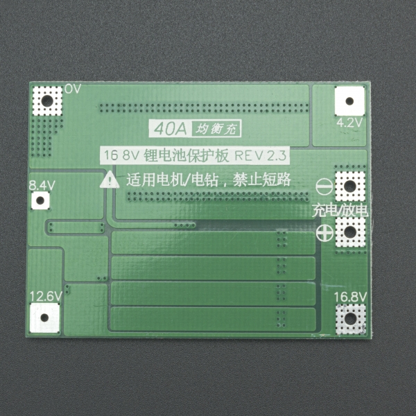 MÓDULO DE CARGA Y PROTECCIÓN BMS HW-391 CUATRO BATERÍAS 18650 CON BALANCEADOR Genérico - 3