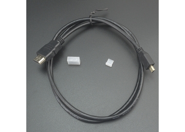 CABLE MICRO HDMI MACHO A HDMI MACHO PARA RASPBERRY PI 4 Genérico - 1