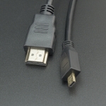 CABLE MICRO HDMI MACHO A HDMI MACHO PARA RASPBERRY PI 4 Genérico - 2