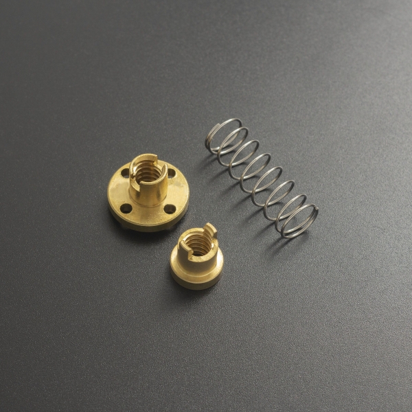 Tuerca T8 Anti Backlash Para Varilla Trapezoidal 2 Hilo Genérico - 2