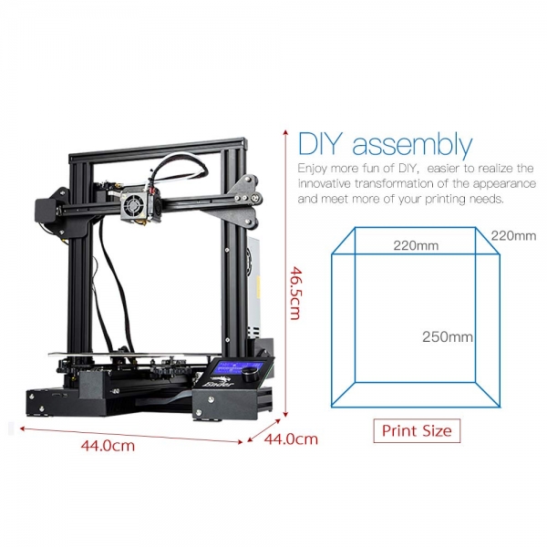 Impresora 3D Creality Ender 3  - 3
