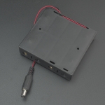 PORTA BATERÍA 18650 X4 CON CONECTOR JACK 5.5X2.1MM Genérico - 3