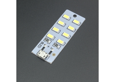 MATRIZ DE LEDS 4X2 CON CONECTOR MICRO USB Genérico - 1