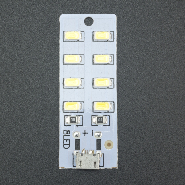 MATRIZ DE LEDS 4X2 CON CONECTOR MICRO USB Genérico - 3