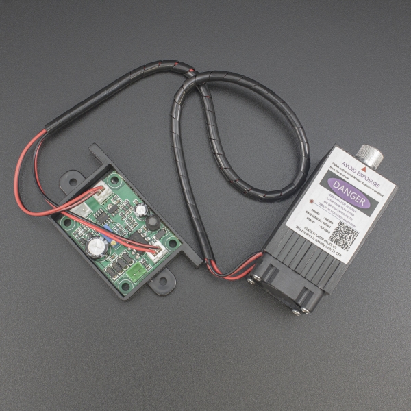 CABEZAL LÁSER AZUL/VIOLETA 500MW 405NM PARA GRABADO DE MADERA Genérico - 5