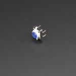 Micro Pulsador Con LED Azul 12*12mm Genérico - 3