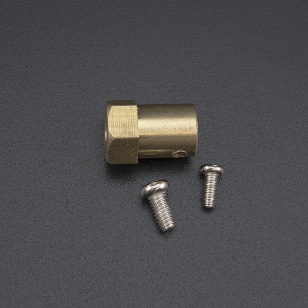 Acoplamiento Hexagonal de Metal 4 MM Genérico - 2