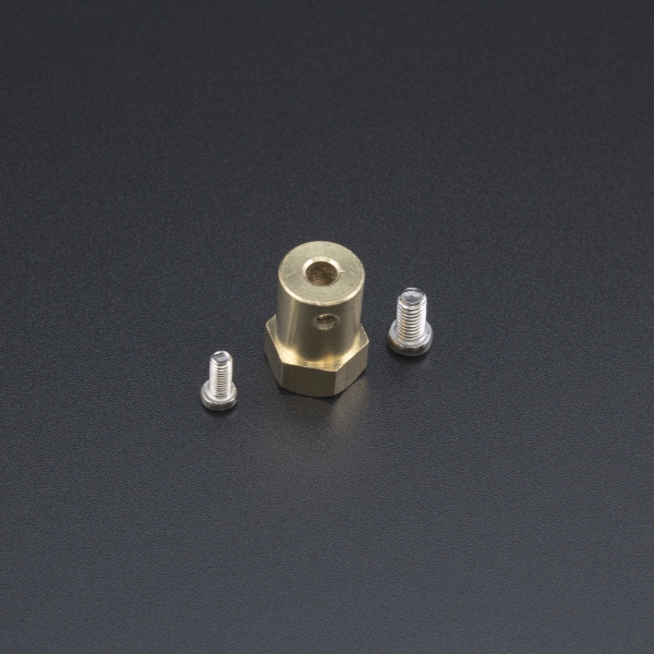 Acoplamiento Hexagonal de Metal 4 MM Genérico - 5
