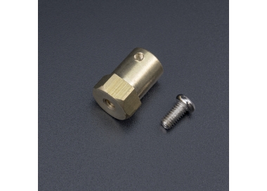 Acoplamiento Hexagonal de Metal 3 MM Genérico - 1