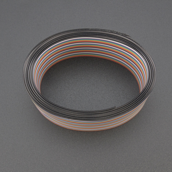 CABLE PLANO RIBBON MULTICOLOR 40 HILOS 1 METRO Genérico - 5