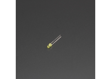 LED Amarillo 3mm Difuso Genérico - 1