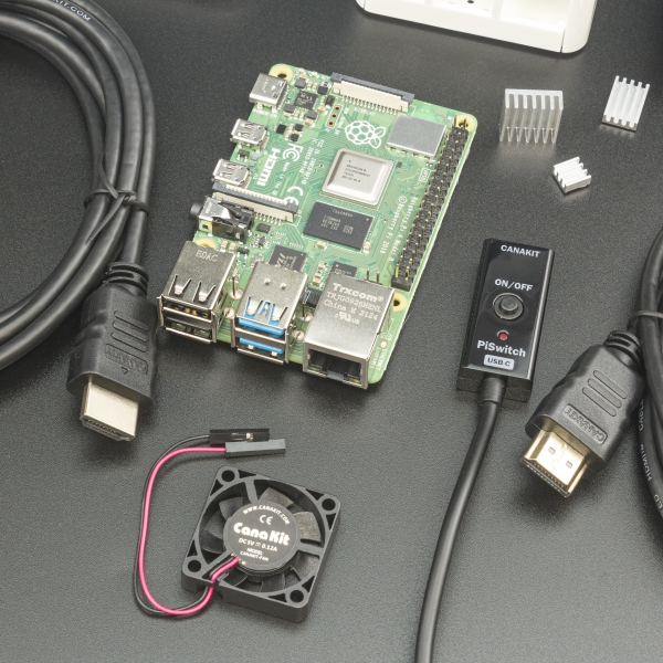 Kit Basico CanaKit De Raspberry Pi 4 4GB CanaKit - 3