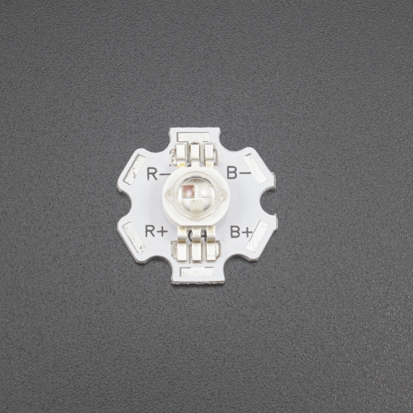 Led RGB Alta Potencia 3W Con Base Disipadora Genérico - 3
