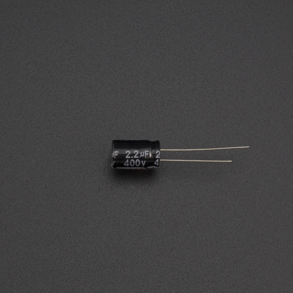 Capacitor Electrolítico De Aluminio 2.2uF 400V 6x12 mm Genérico - 1