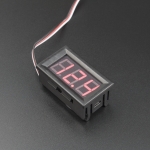 Voltímetro 7 Seg Rojo 4.5V- 30V DC Genérico - 3