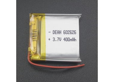 Batería Recargable LiPo 3.7V 400mAh Genérico - 1