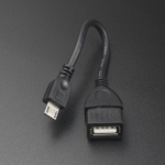 Cable Micro USB Tipo B Macho a USB Tipo A Hembra 10 cm EXA - 2