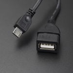 Cable Micro USB Tipo B Macho a USB Tipo A Hembra 10 cm EXA - 3